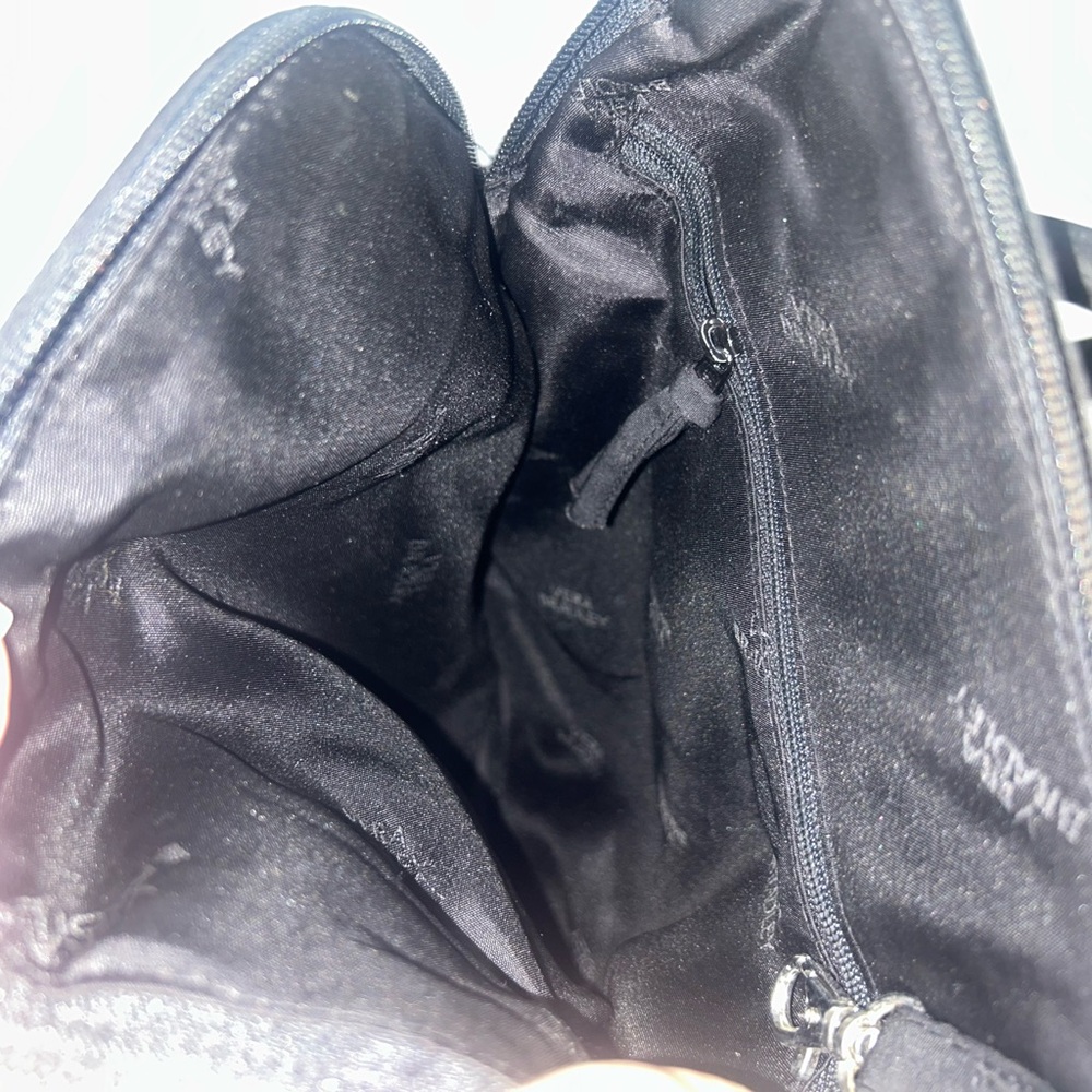 Vera Bradley quilted black backpack - Picture 4 of 12